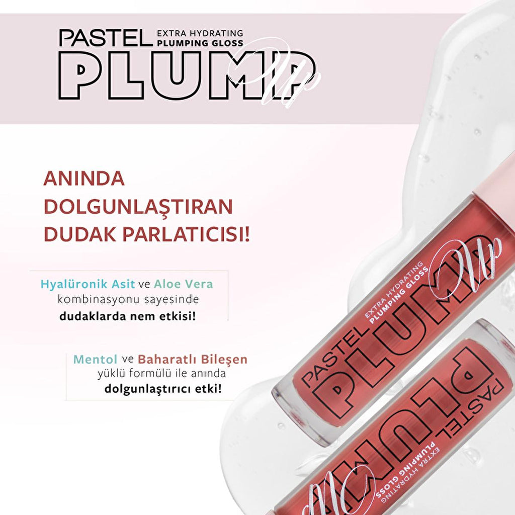 Pastel Profashion Plump Up Extra Hydrating Plumping Gloss - Vegan, Cruelty-Free Lip Gloss for Hydration & Plumping