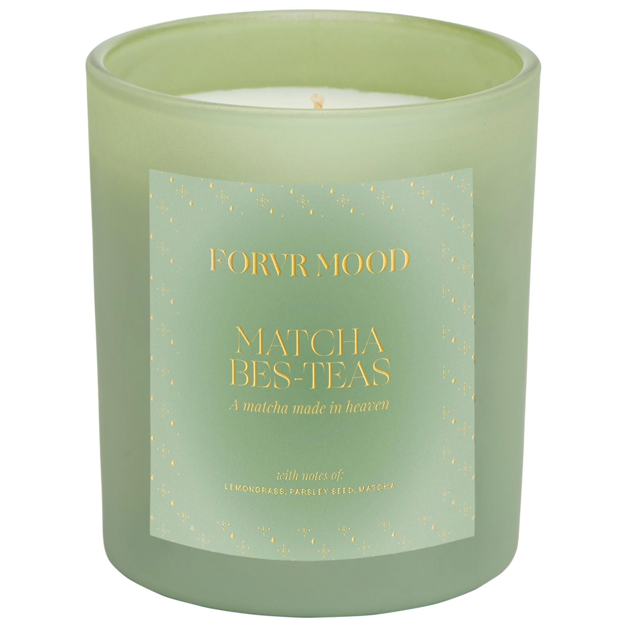 Matcha Bes-teas Candle - Long-Lasting Earthy & Woody Scented Candle for Relaxing Ambiance