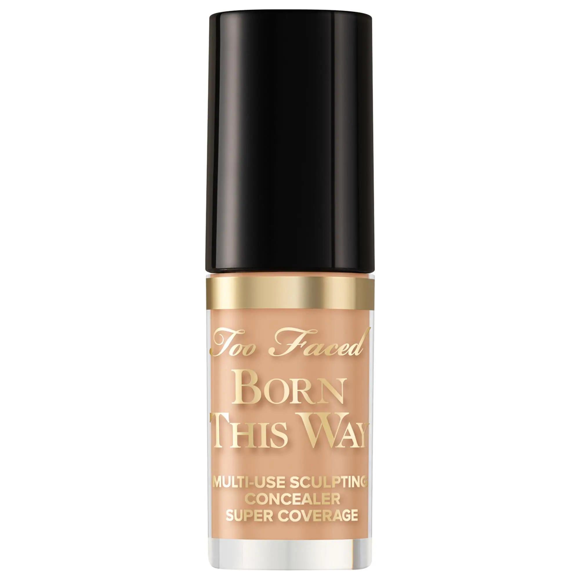 Too Faced Mini Born This Way Concealer: Full Coverage, Natural Finish, Hydrating, Multi-Use - Vegan & Cruelty-Free Concealer for Flawless Skin