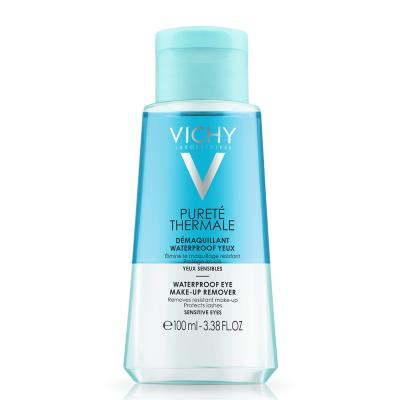 Vichy Purete Thermale Dual-Phase Eye Makeup Remover - Gentle, Effective, and Hypoallergenic Makeup Removal for Sensitive Eyes