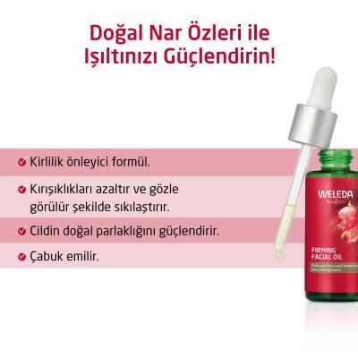 Weleda Organic Face Care Oil with Pomegranate Extract - 30ml Natural Anti-Aging Moisturizer