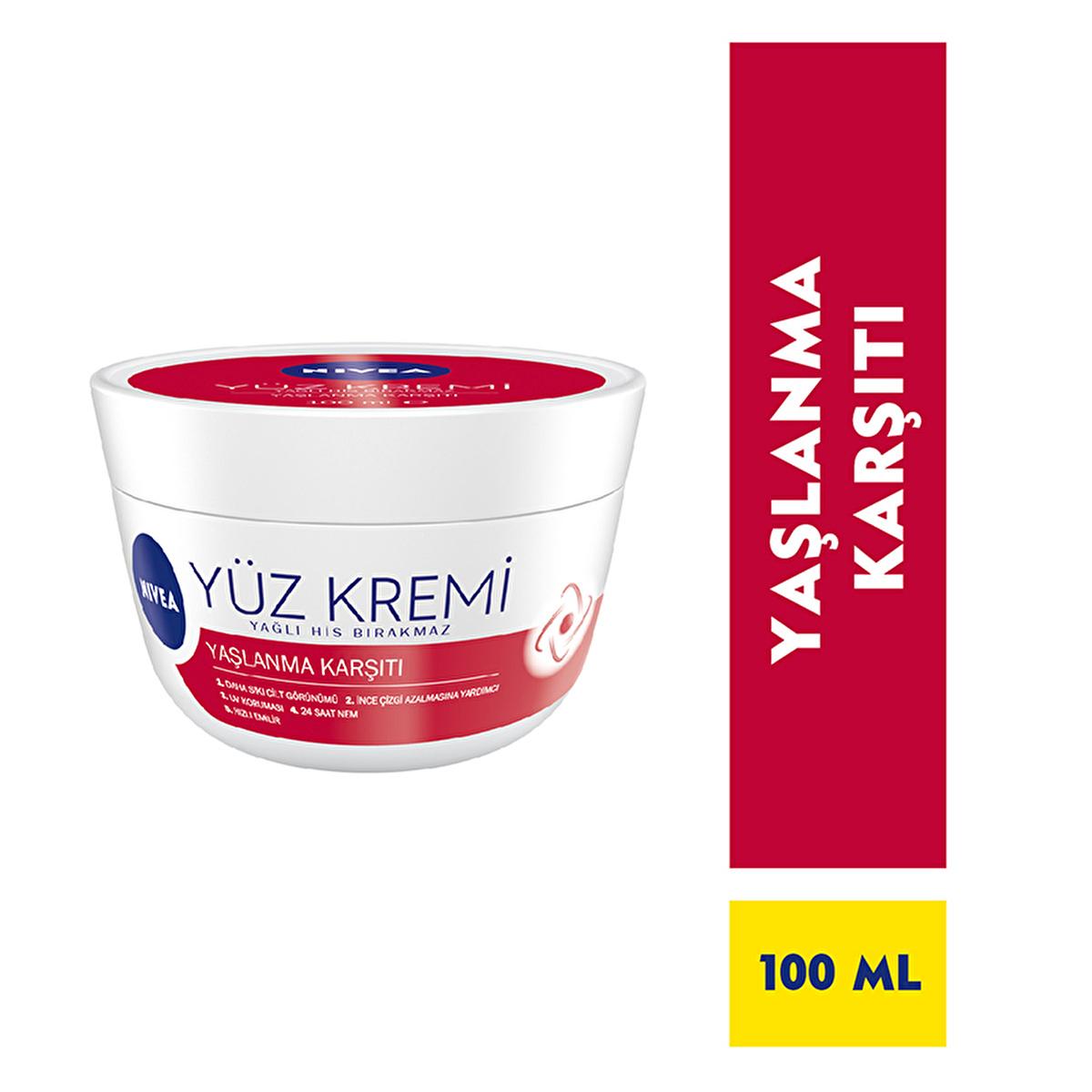 Nivea Anti-Aging Face Cream - Reduces Fine Lines & Wrinkles, Moisturizing & UV Protection