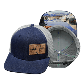 Tahoe Baseball Hat — Heather Navy / Gray