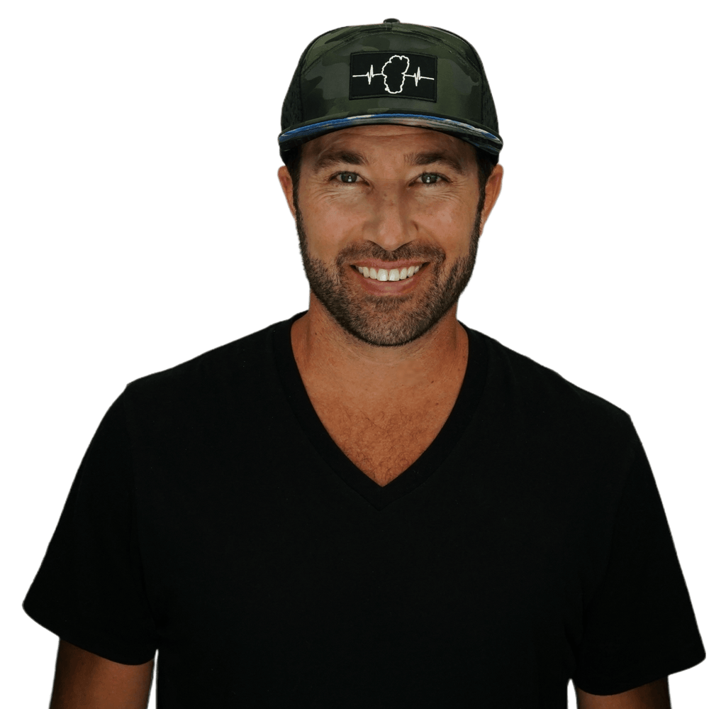 Tahoe Hat - Flat Bill - Green Camo / Black - Jersey Mesh