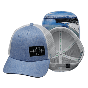 Tahoe Hat - Low Profile - Light Blue / White - Trucker Mesh