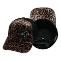Tahoe Trucker Hat — Velvet / Gold Leopard Print