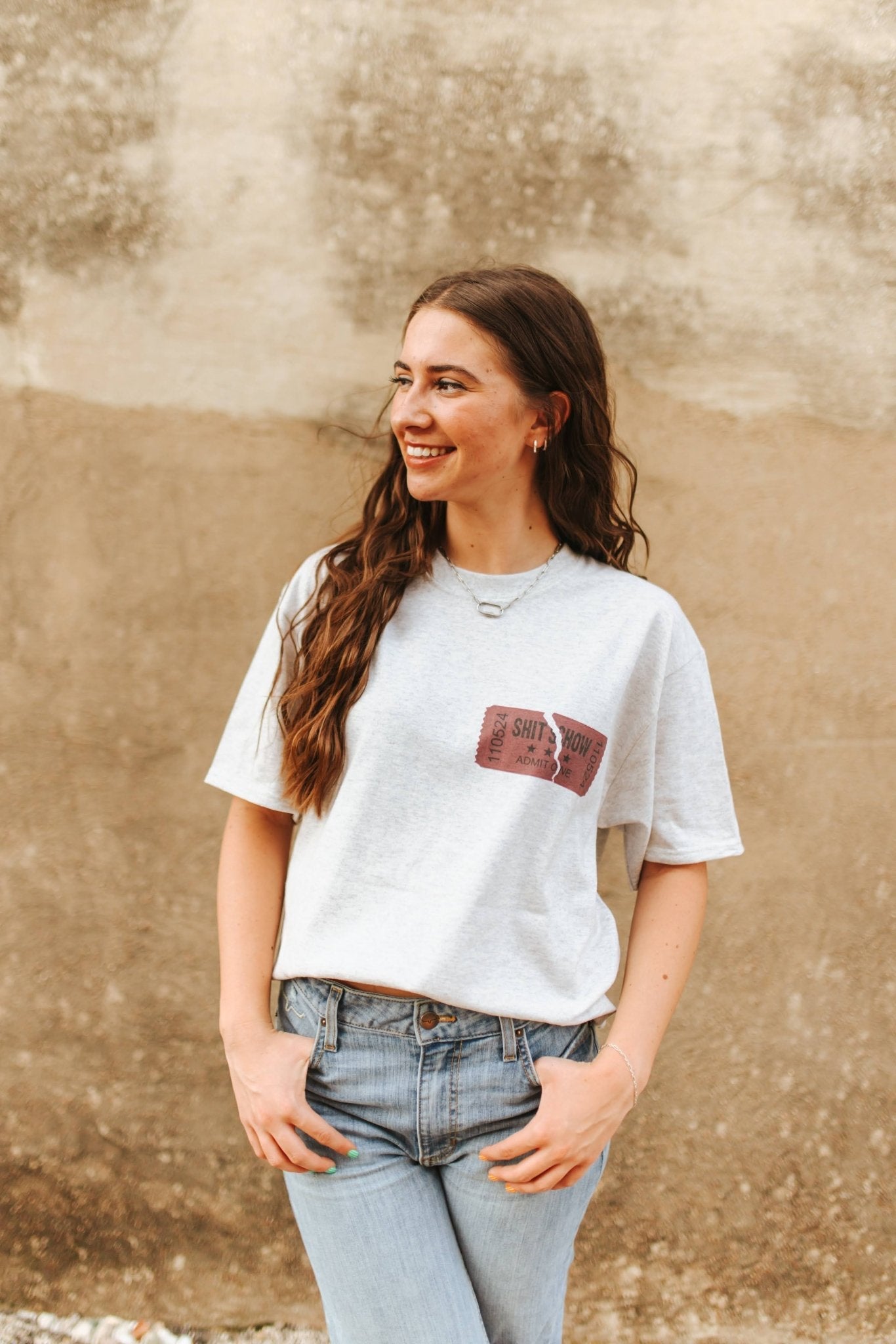 Wild Junkie Take The High Road Graphic Tee — construction detail