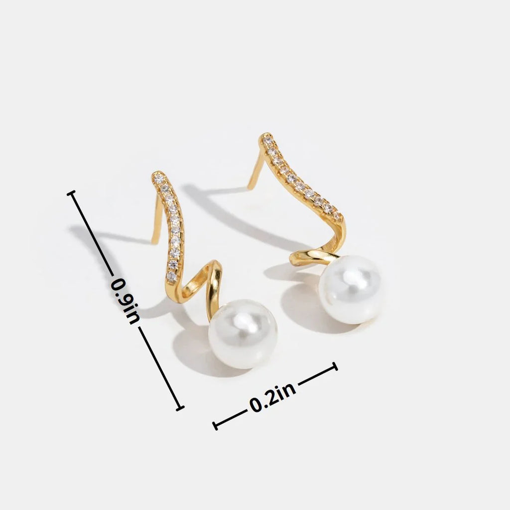 SORI STYLE Pearl Wave Earring — detail shot 6