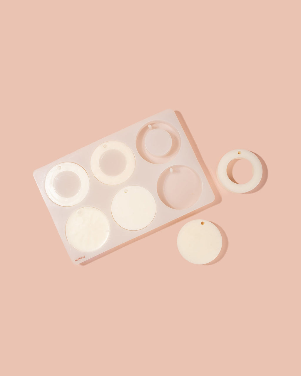 round cavity silicone mold – makesy®, view 2