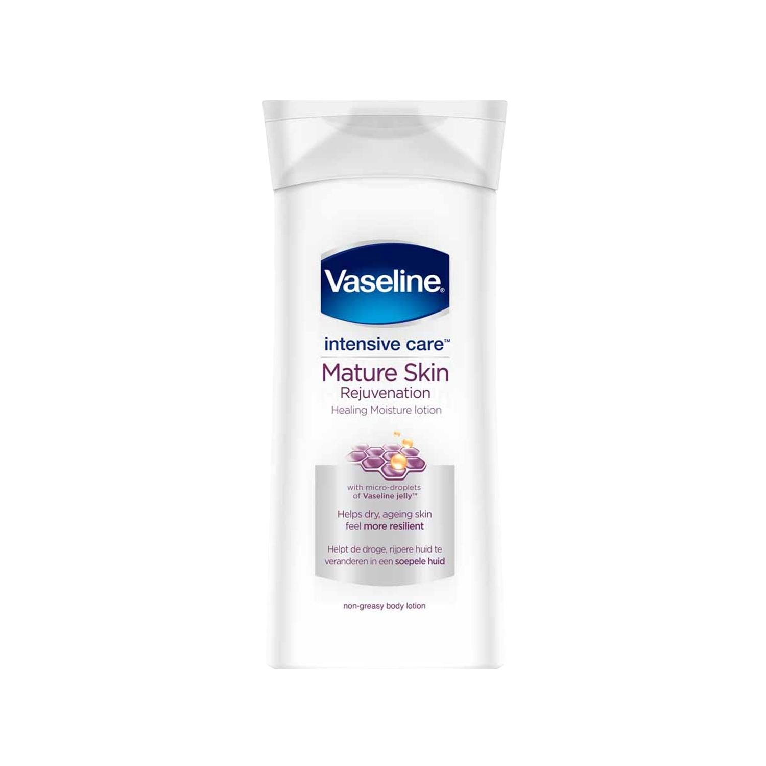 Vaseline Intensive Care Mature Body Lotion - 400ml Moisturizing Hydration for Dry Mature Skin