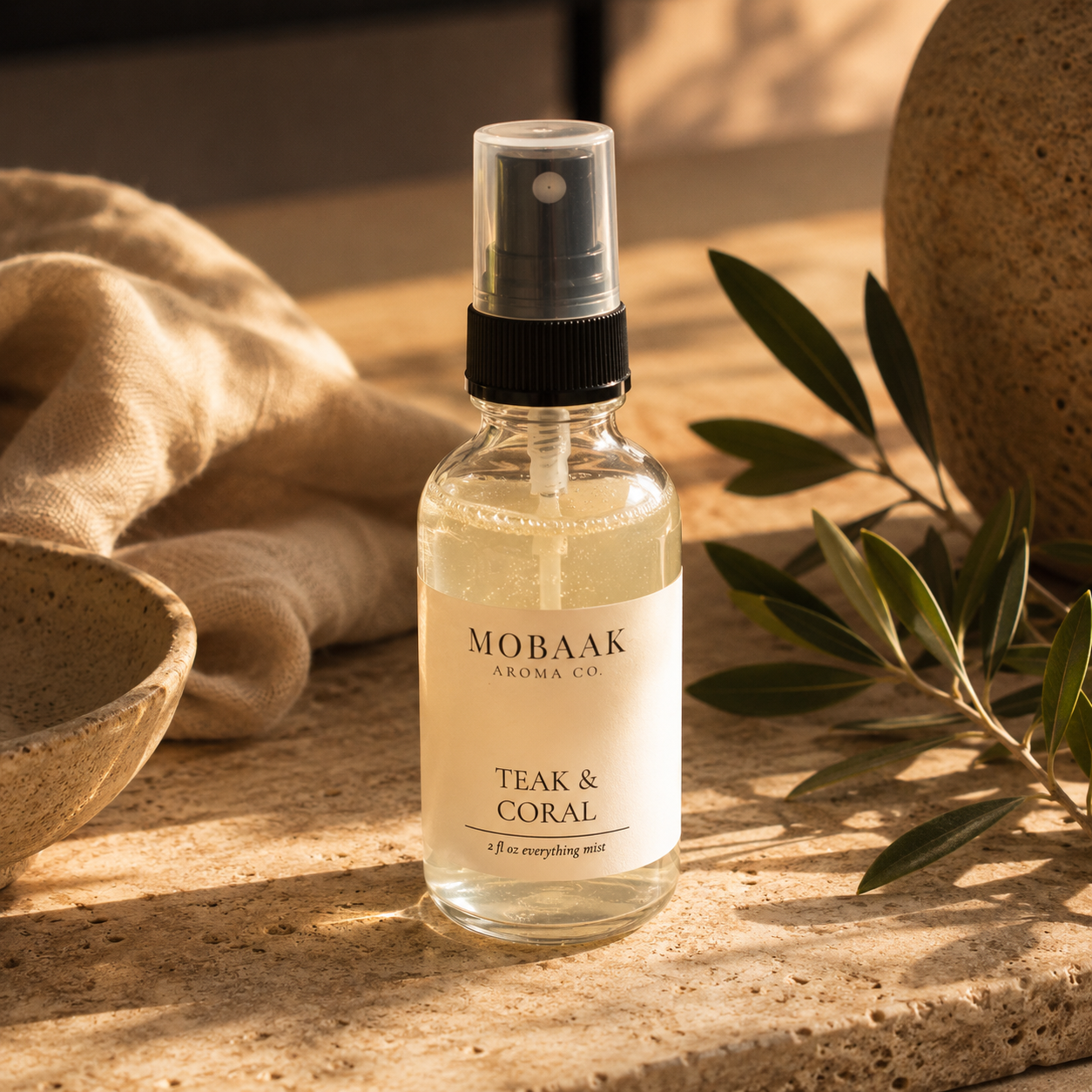 Teak + Coral Everything Mist – Mobaak Aromatherapy Shoppe