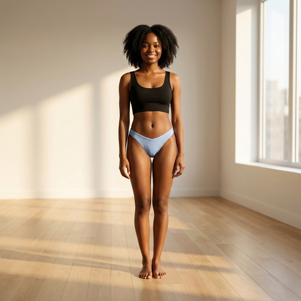 Love Libby Panties Modal V-Thong, XS-2X - Buy More Save More — side view