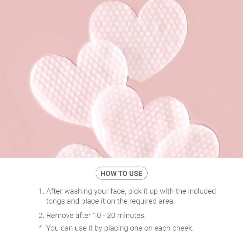 TenZero Hydronic Acid & Niacinamide Heart Serum Pad – Made in Korea