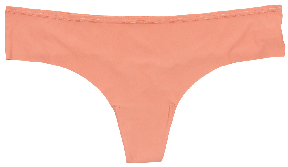 Love Libby Panties Pink Laser Cut Thong with Mesh Back — main product shot