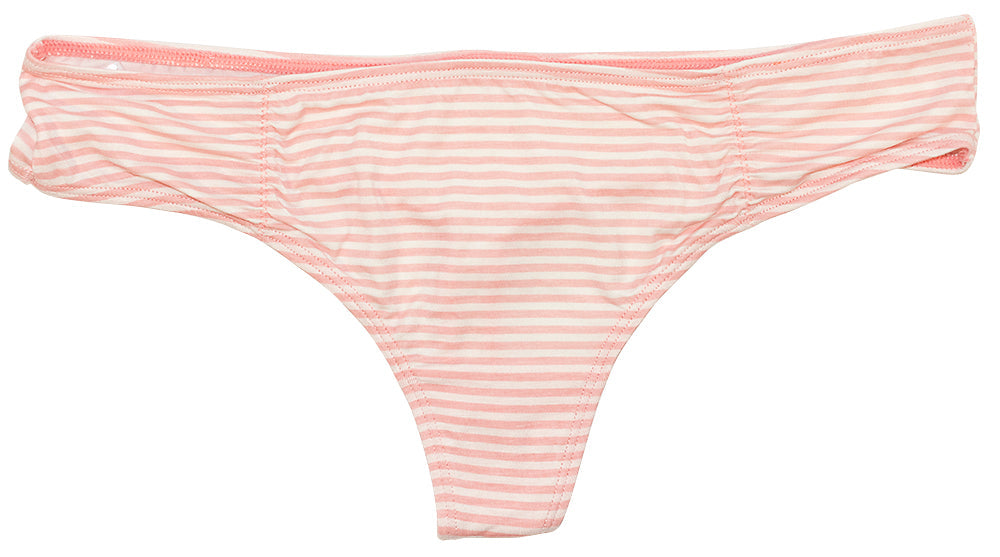 Love Libby Panties Pink Striped Modal Thong — main product shot
