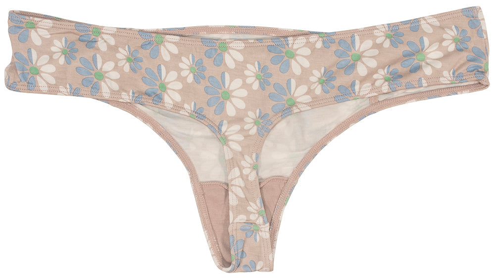 Love Libby Panties Daisy Chain Modal Thong — back view