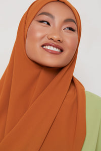 TEXTURE Twill Chiffon Hijab - Crave Veiled Collection 
