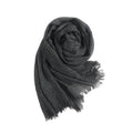 Mariam's Collection Textured Rayon Crinkle Hijab in Solid Hues Breathable Women's Wrap Hijab (MH145) — detail shot 6
