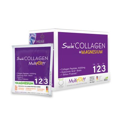 Suda Collagen Supplement with Hyaluronic Acid, Magnesium & Probiotics - 30 Sachets