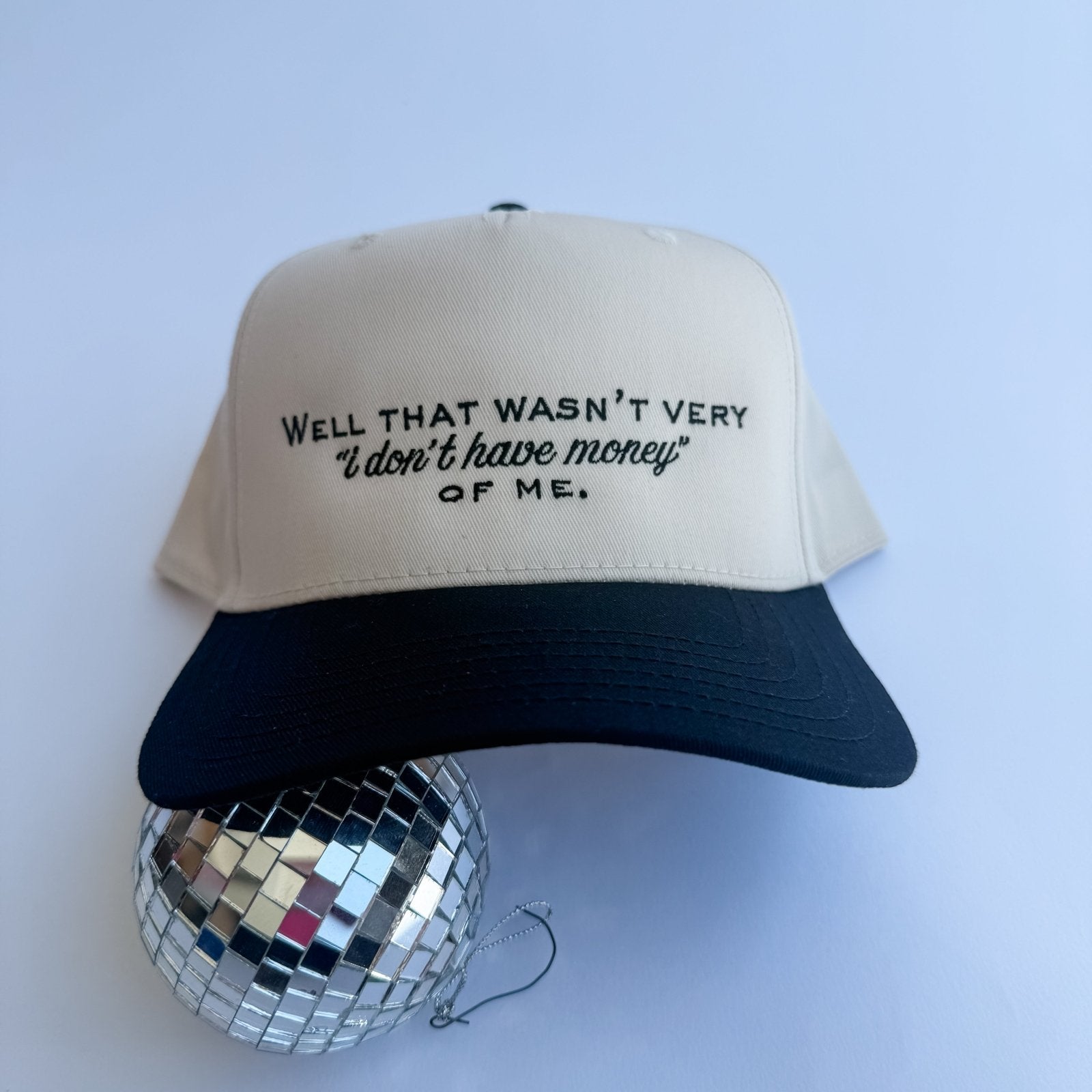Coco & Rho That Wasn’t Very ‘I Don’t Have Money’ of Me - Trucker Hat — main product shot