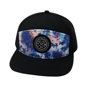 THB Flat Bill Hat — Paint Splatter / Black