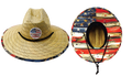 The Heartbeat Brand THB Straw - Sun Hat - Flag Rugged — main product shot