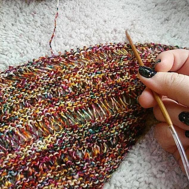 Darn Good Yarn The Carnival Shawl Knitting Kit — kits category context
