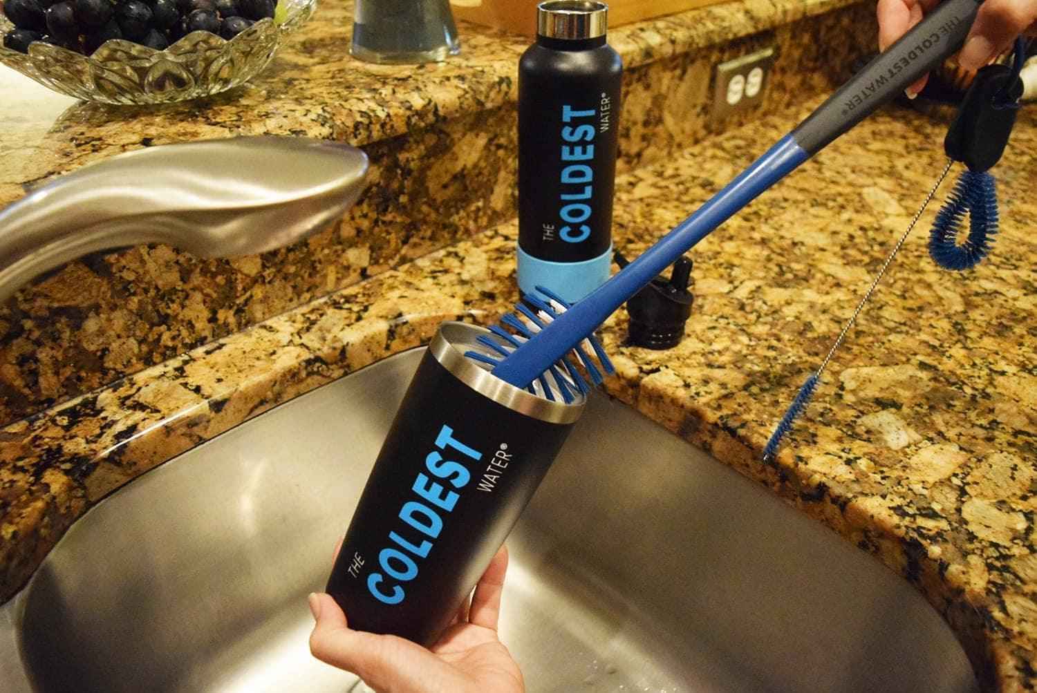 The Coldest Water Bottle Brush: 3 Tools in 1, view 3