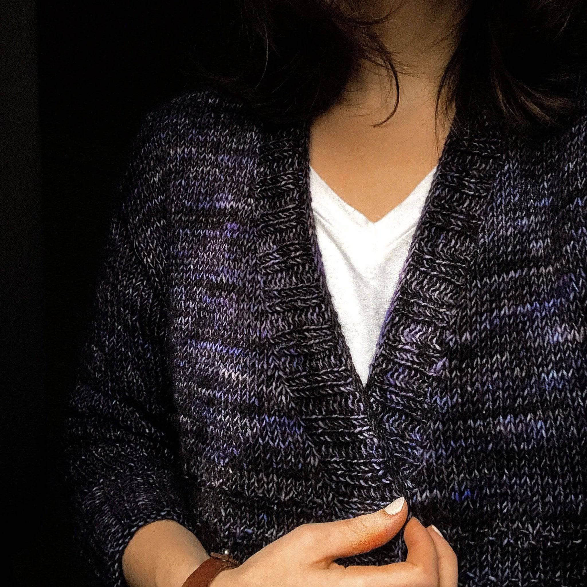 Darn Good Yarn Darn Good Yarn The Cozy Cardigan Knitting Kit — main product shot