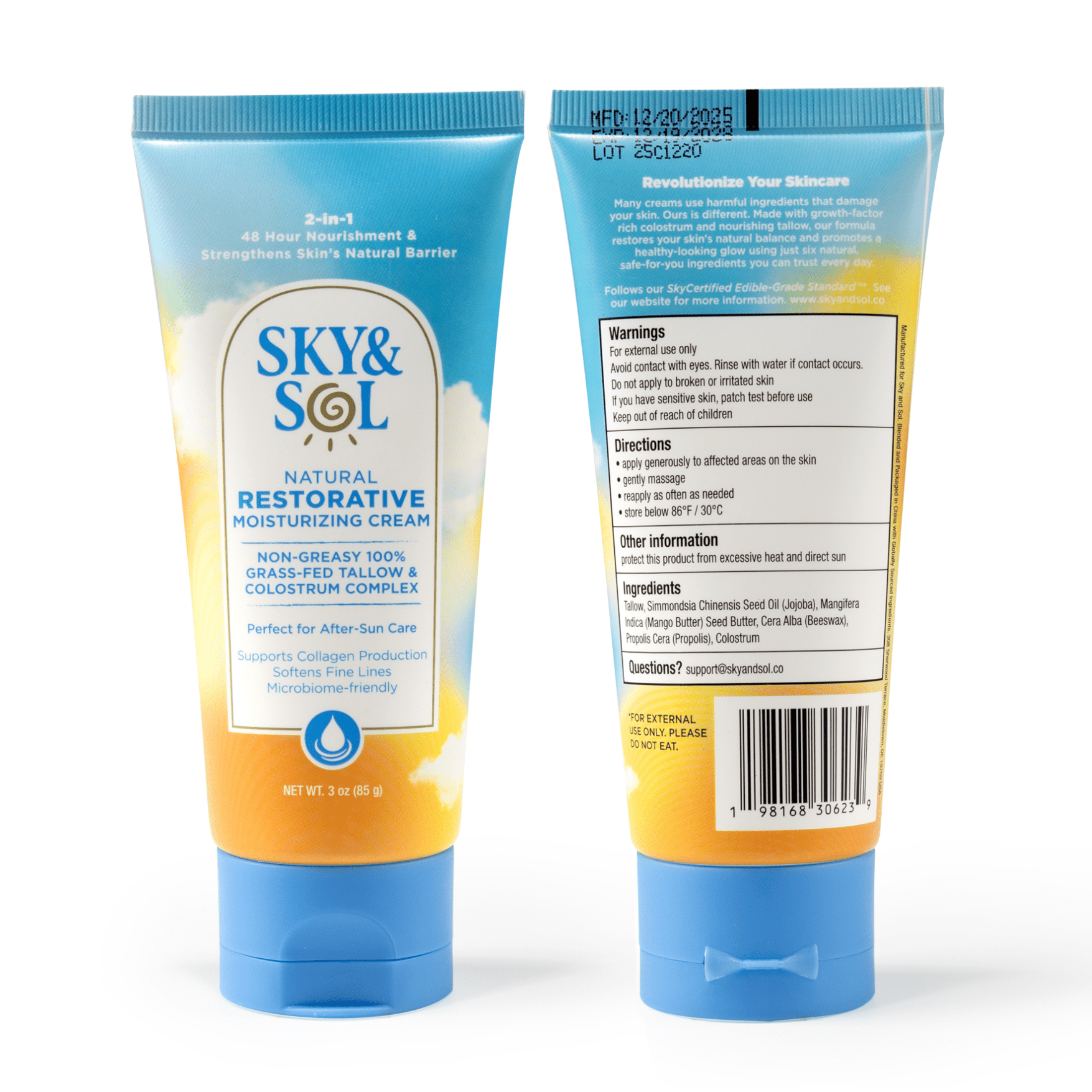 Sky and Sol The Everything Cream — regenerative farm sourcing