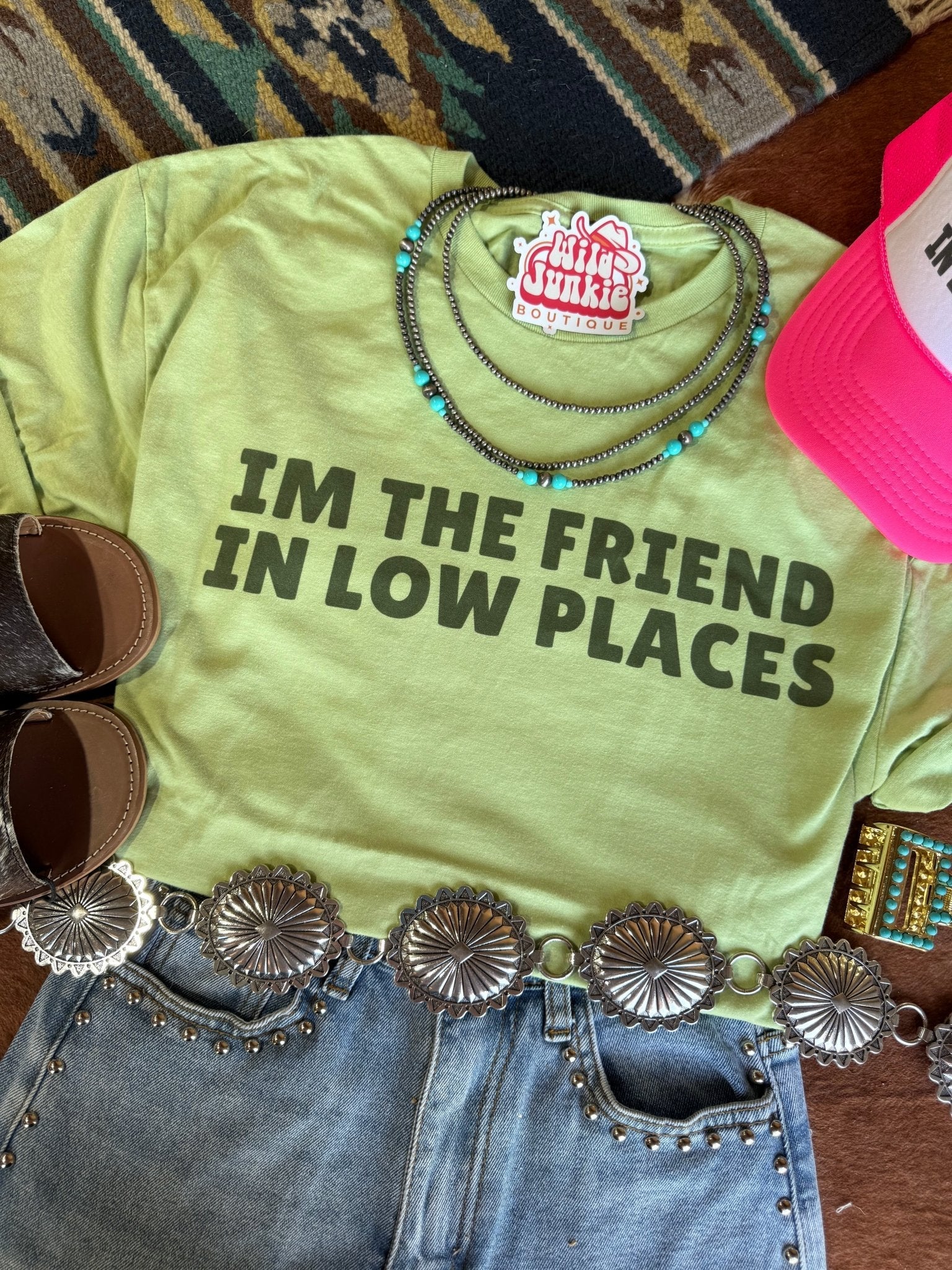 Wild Junkie The Friend In Low Places Graphic Tee — main product shot