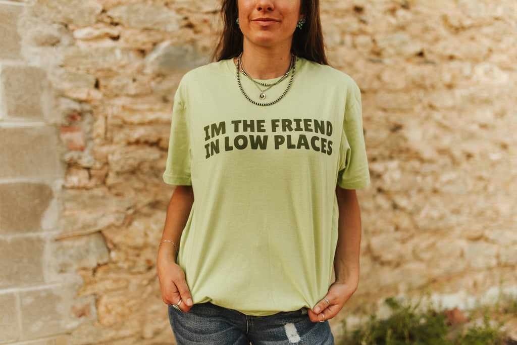 Wild Junkie The Friend In Low Places Graphic Tee — graphic tees category context