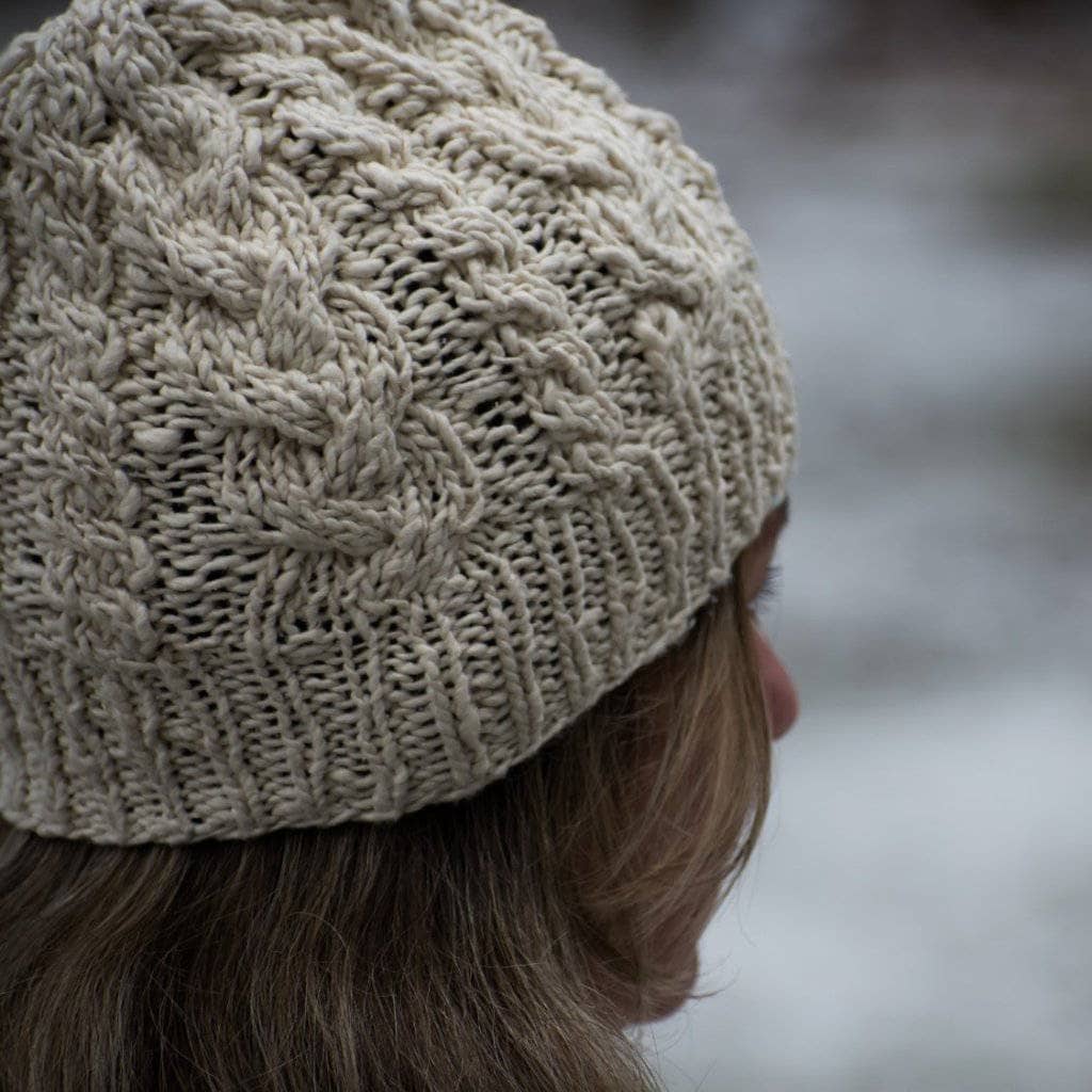 Darn Good Yarn Darn Good Yarn The Magnolia Winter Knit Beanie - Knit Kit — main product shot