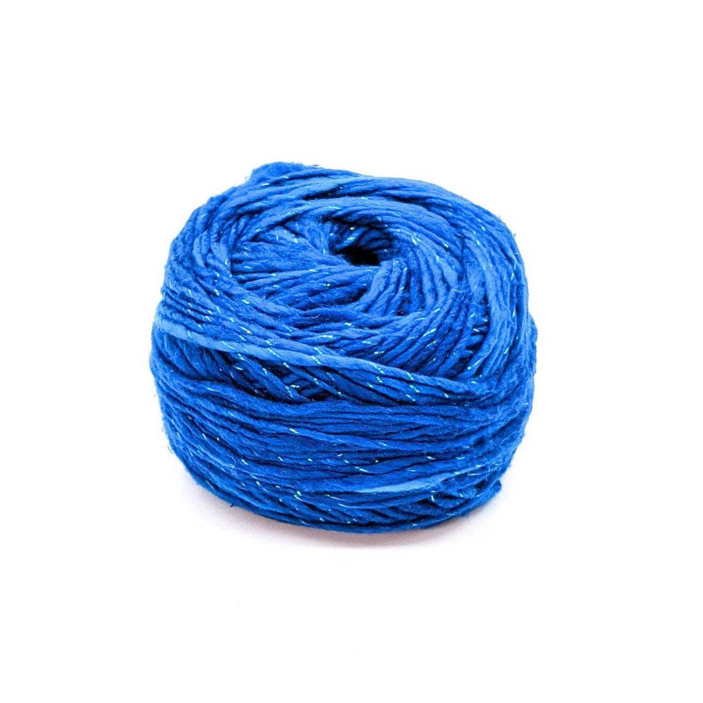 Darn Good Yarn Darn Good Yarn The Magnolia Winter Knit Beanie - Knit Kit — Darn Good Yarn branding close-up