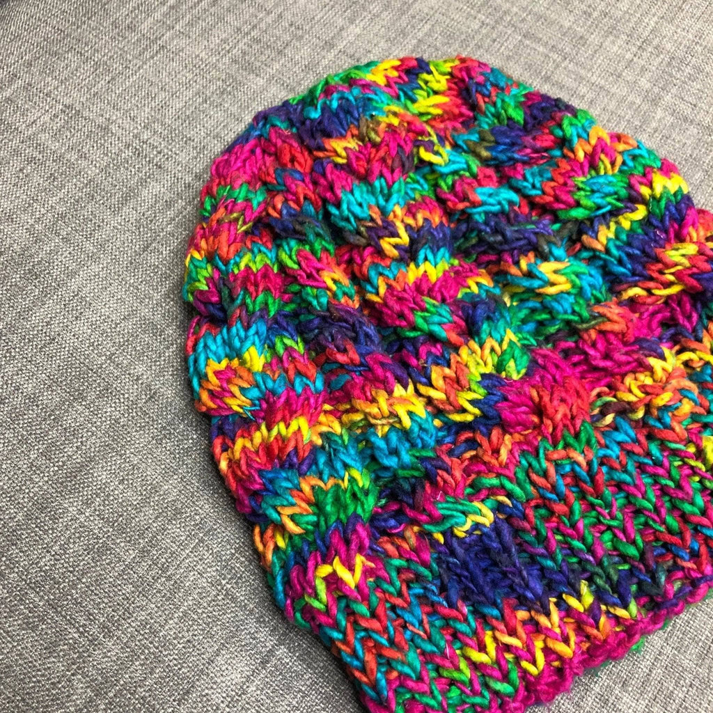 Darn Good Yarn Darn Good Yarn The Magnolia Winter Knit Beanie - Knit Kit — kits category context
