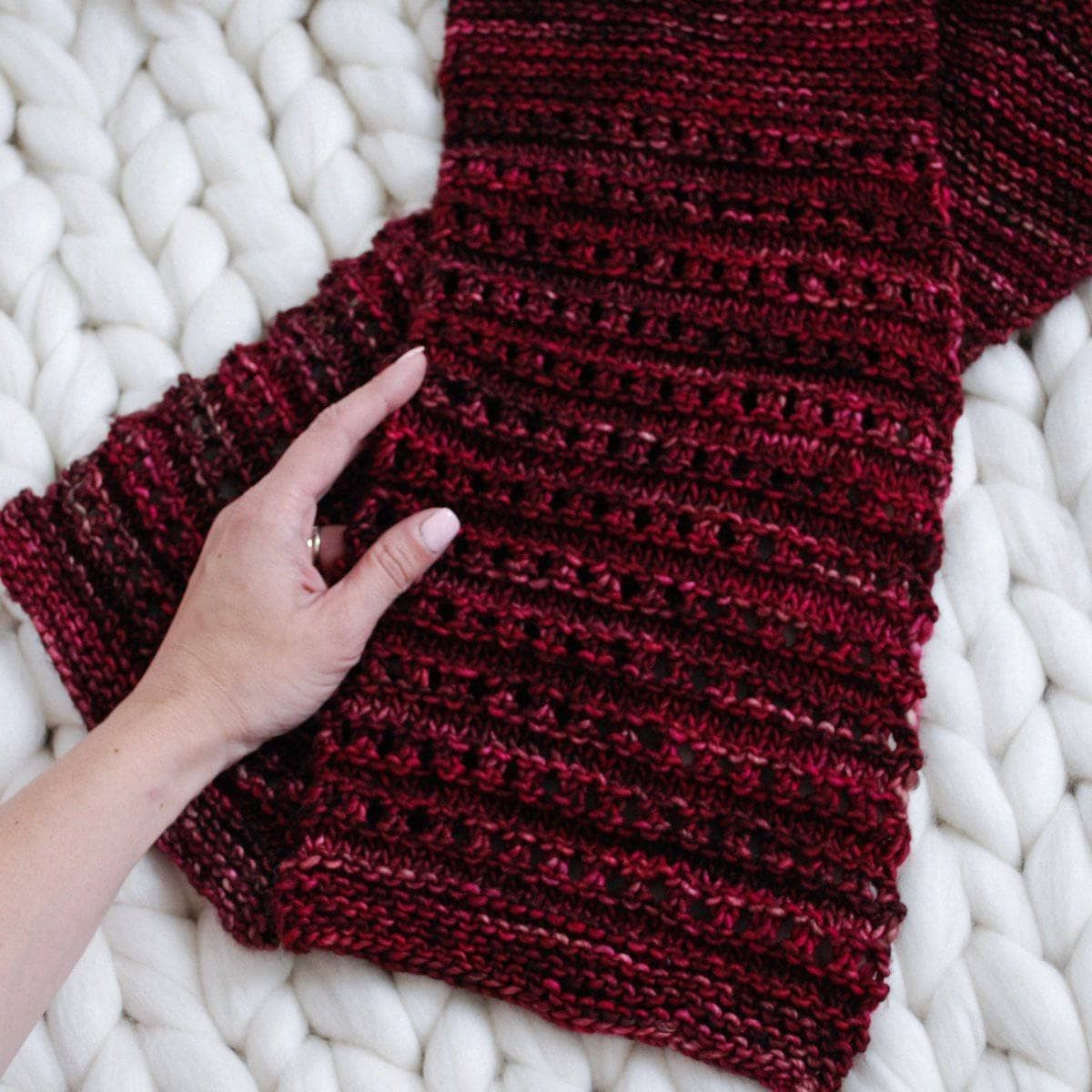 Darn Good Yarn Darn Good Yarn The Milan Scarf Knit Kit — kits category context