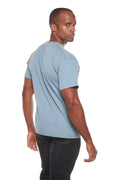 Spun Bamboo Men's Bamboo Viscose/Organic Cotton Short Sleeve Contrast Stitch T-Shirt — side view