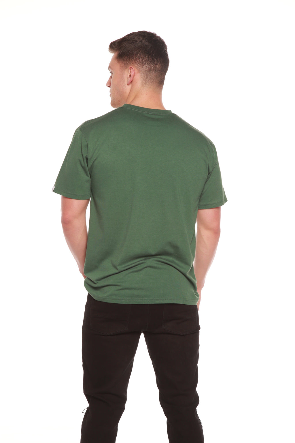 Spun Bamboo The Original Men's Bamboo Viscose/Organic Cotton Short Sleeve T-Shirt - Classic Cut — alternative angle