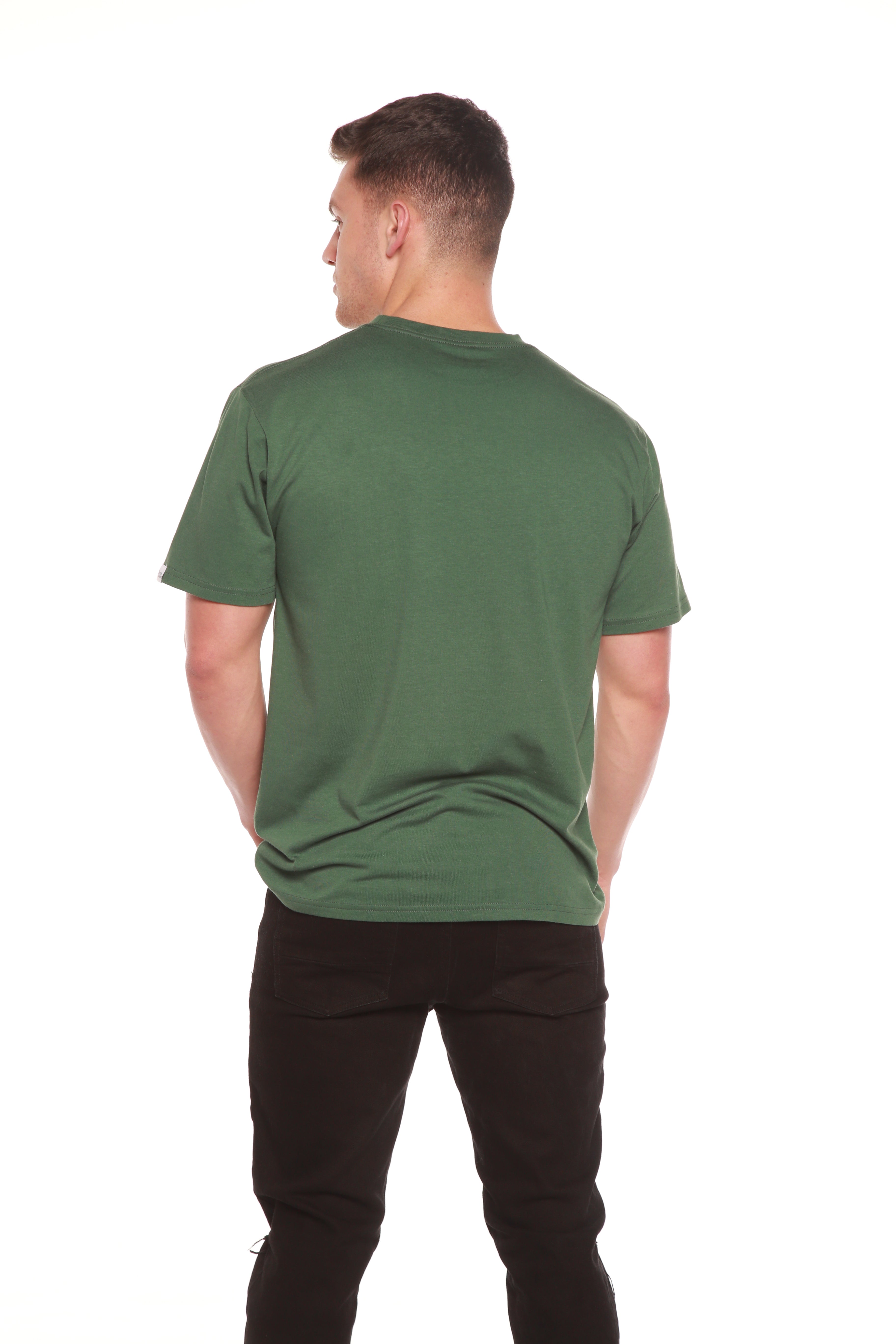 Spun Bamboo The Original Men's Bamboo Viscose/Organic Cotton Short Sleeve T-Shirt - Classic Cut — alternative angle