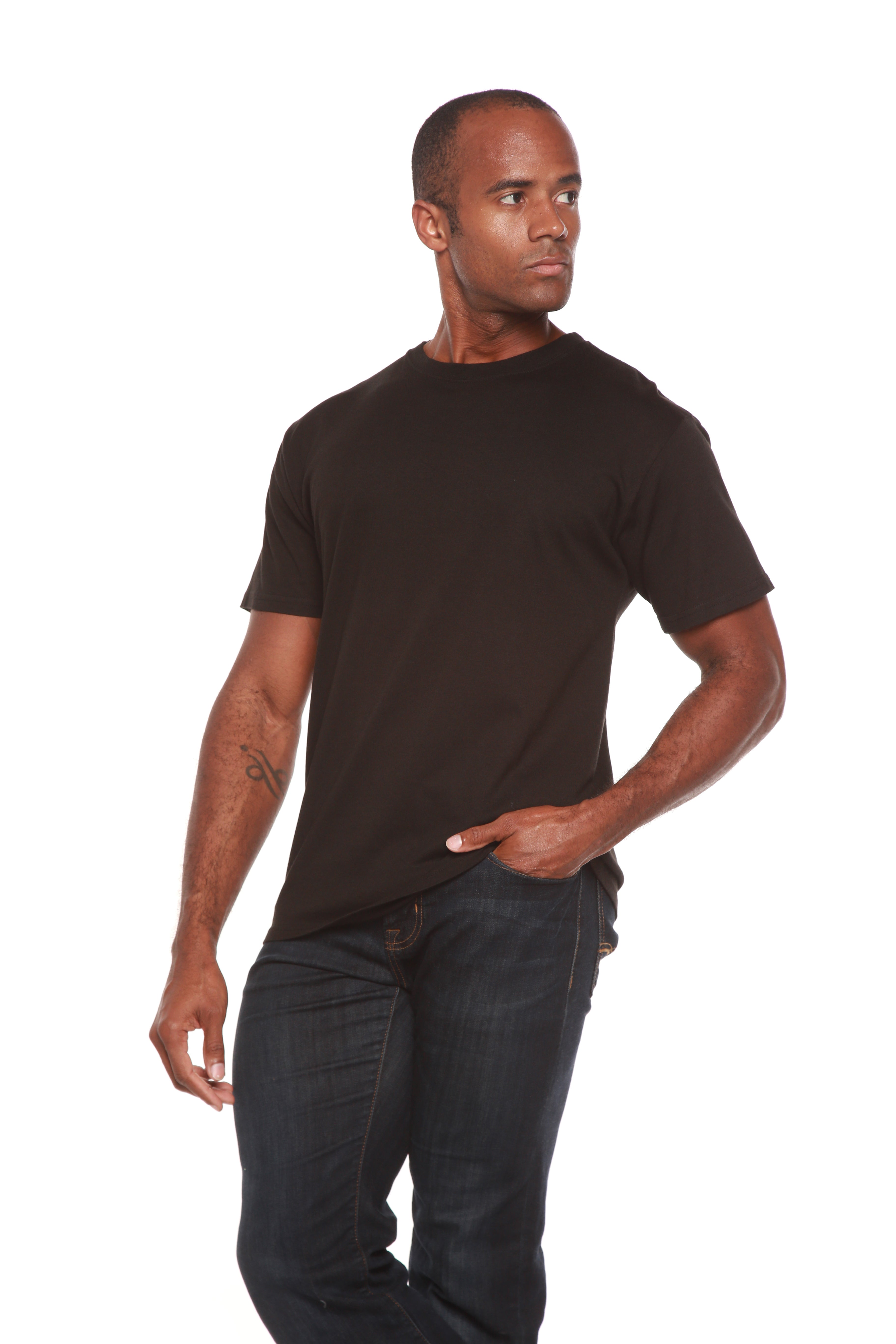 Spun Bamboo The Original Men's Bamboo Viscose/Organic Cotton Short Sleeve T-Shirt - Classic Cut — size reference