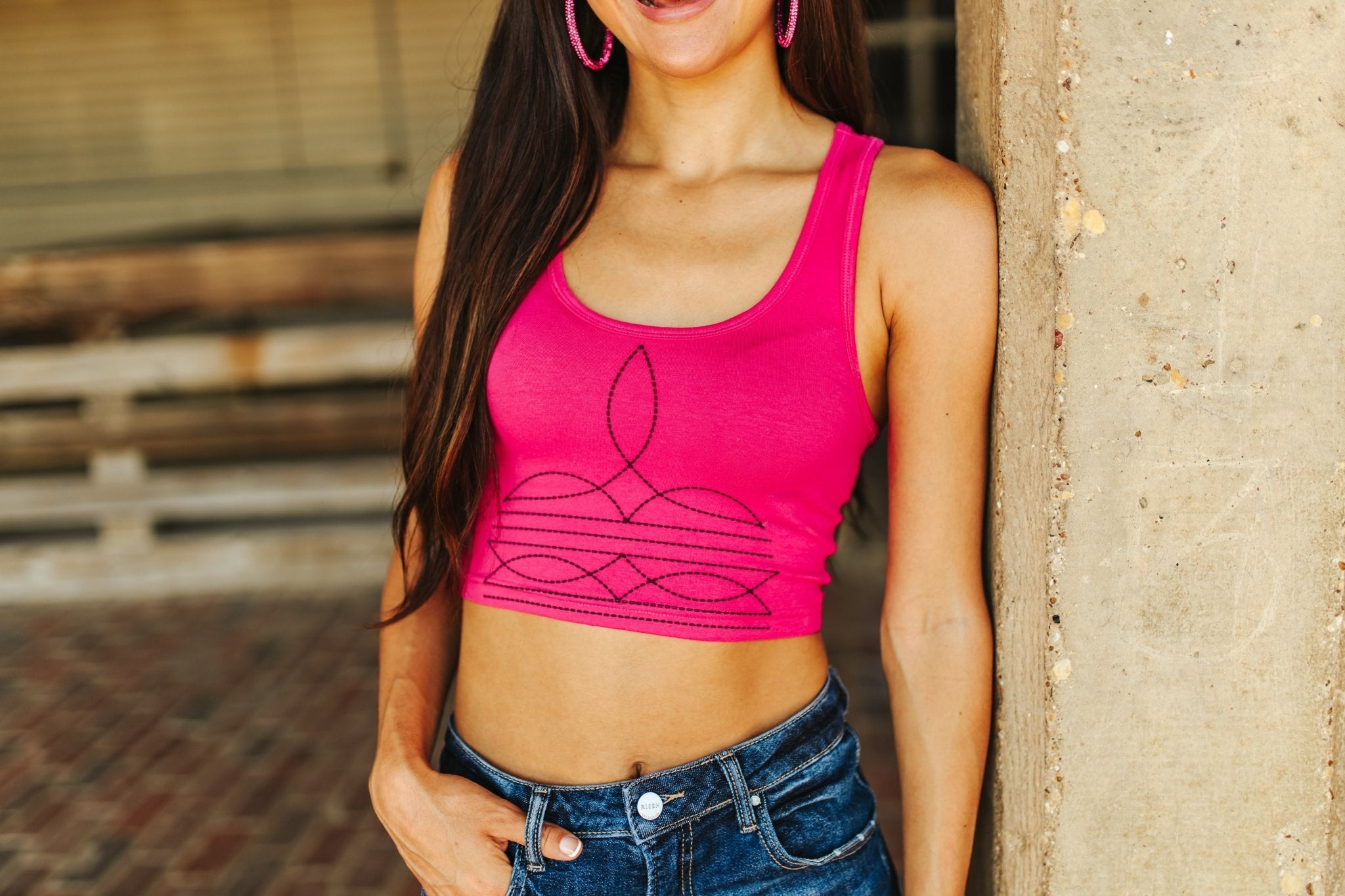 Wild Junkie The Original, Viral Boot Stitch Western Tank Top — tees and tanks category context