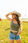 Wild Junkie The Original, Viral Boot Stitch Western Tank Top — main product shot