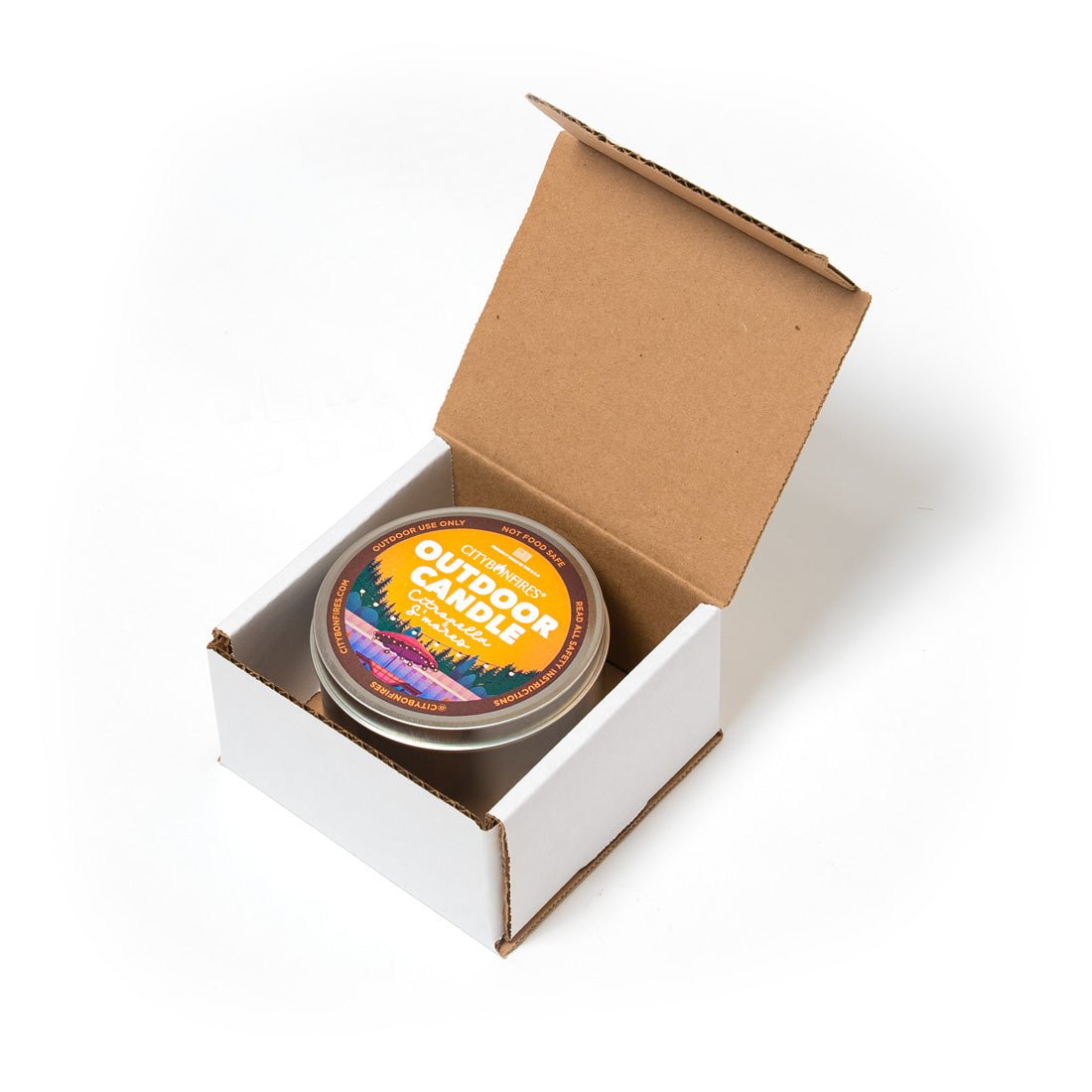 The Outdoor Citronella Candle - S'mores Scent – City Bonfires, view 2