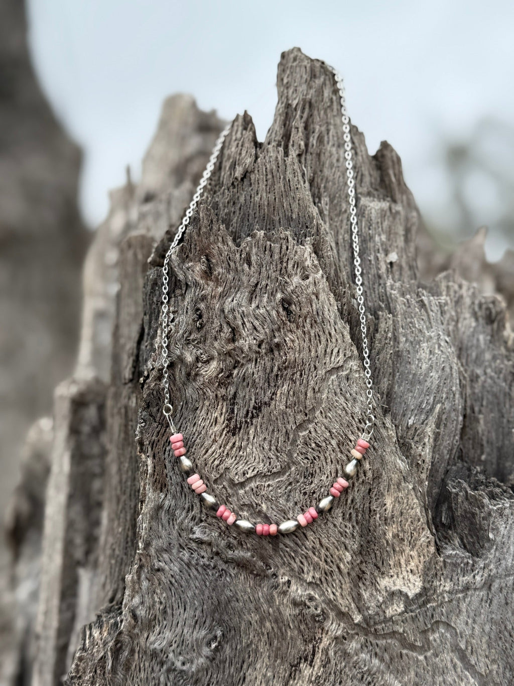 Wild Junkie The Pink Horizon Chain Necklace — main product shot
