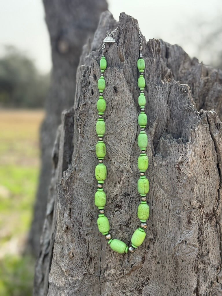 Wild Junkie The Verdant Valley Beaded Necklace — main product shot