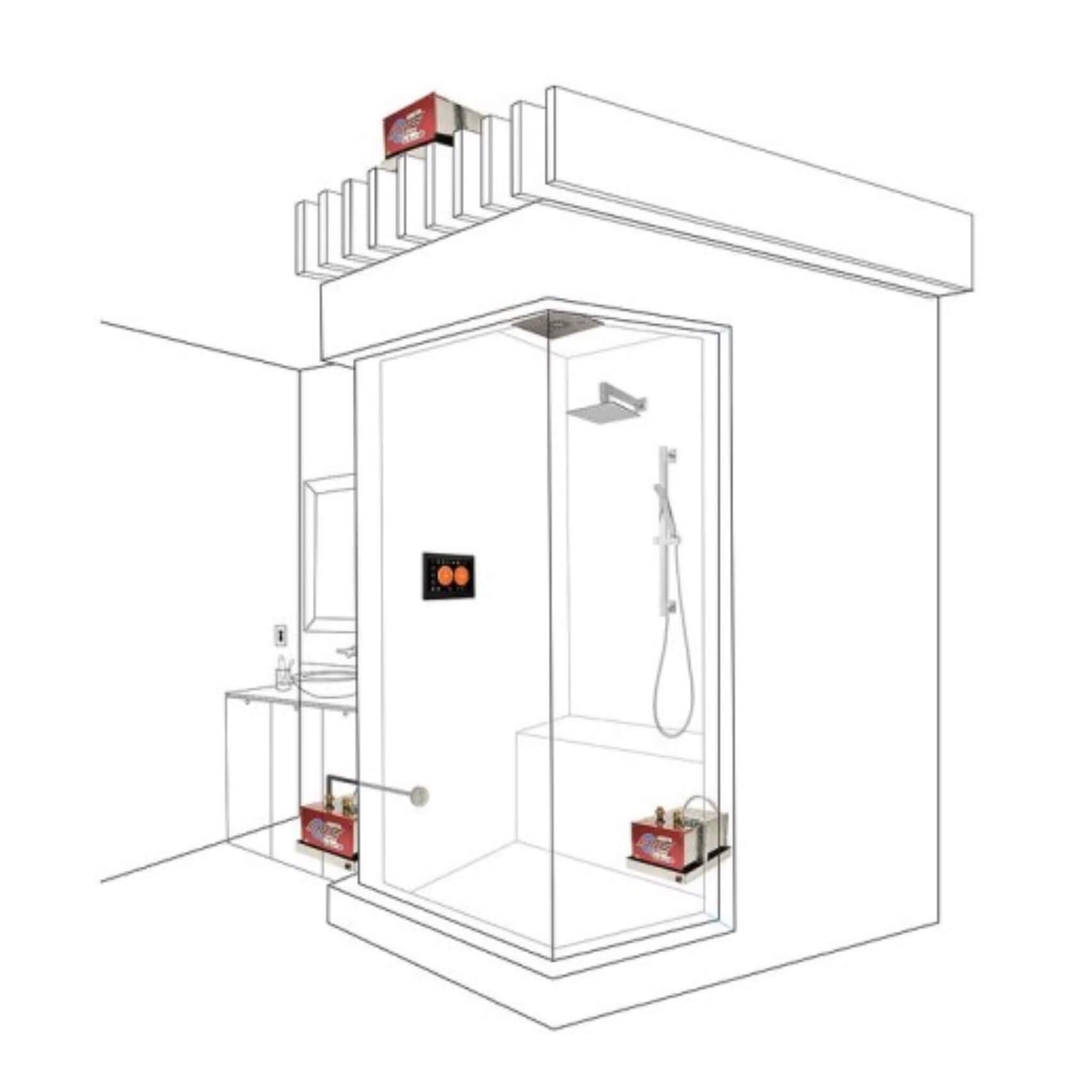 ThermaSol Pro Series II 8KW-24KW Advanced Steam Shower Generator With Fast Start (SAK62039) – SAKSBY WHOLESALE, view 4