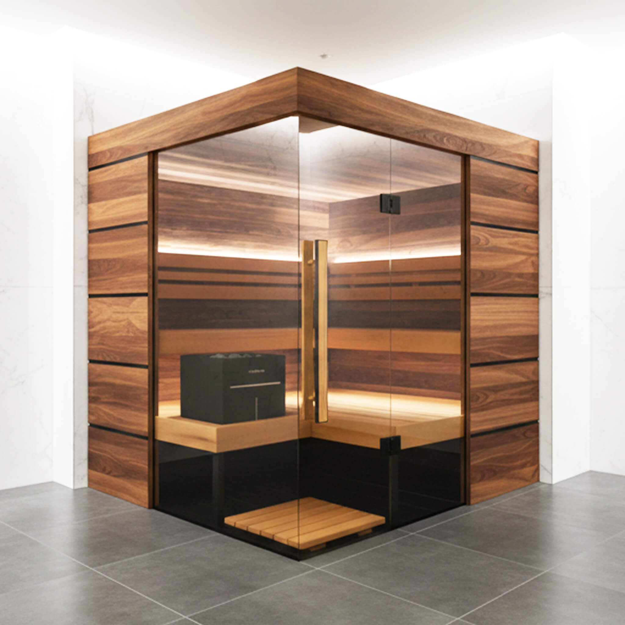ThermaSol Astra 4-Person Indoor Semi Panoramic Glass Sauna Cabin [Made-To-Order] [14-ASTRADL\R] (SAK90471) – SAKSBY WHOLESALE