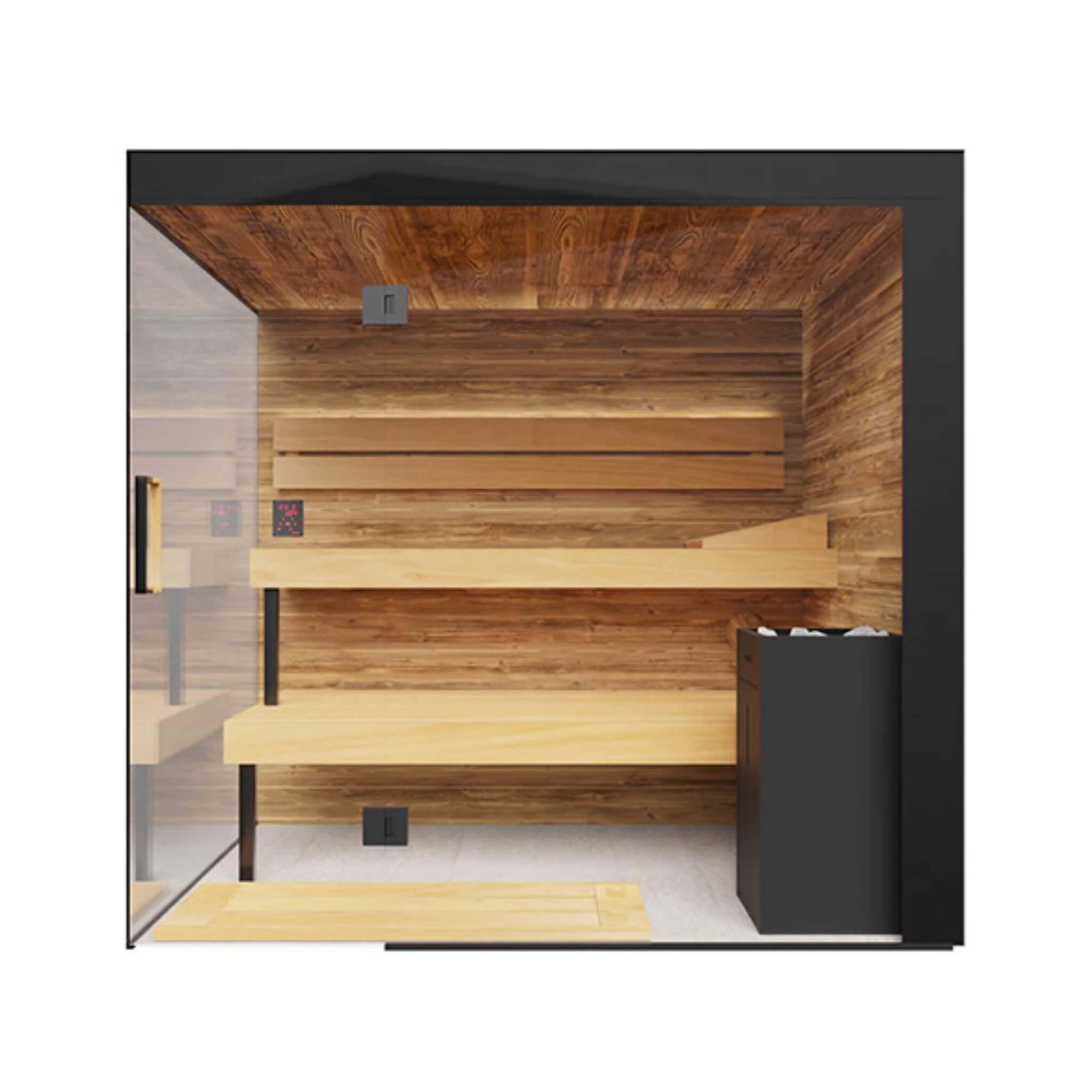 ThermaSol Lumaria 2-5 Person Indoor Glass Sauna Cabin [14-LUMARIA] (SAK84962) – SAKSBY WHOLESALE, view 5