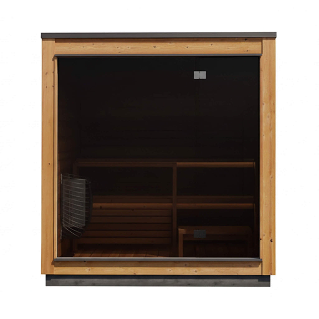 ThermaSol Nordic Dawn 4-Person Fully-Assembled Outdoor Sauna Cabin [Made-To-Order] [14-KIR-4555] (SAK82057) – SAKSBY WHOLESAL