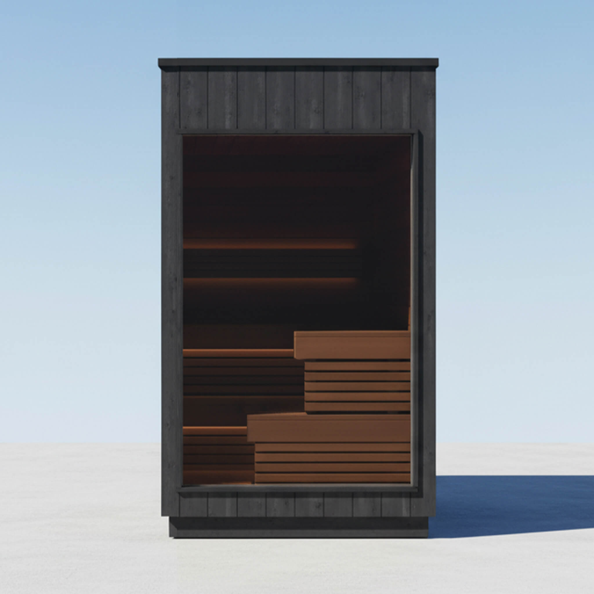 ThermaSol Nordic Misty 2-5 Person Fully-Assembled Outdoor Modular Sauna Cabin [Made-To-Order] [14-KIR] (SAK17365) – SAKSBY WH